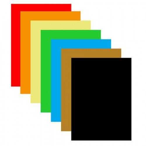 Színes papír A4 80g 6x15+10 lap vegyes színek