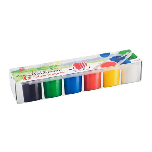 Ico Tempera készlet tégelyes Süni 6 különböző szín