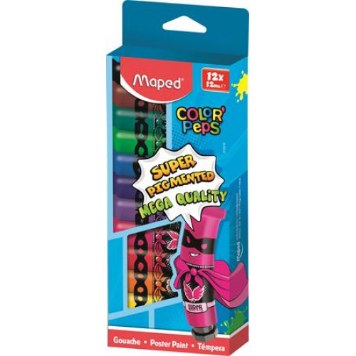 Maped Tempera készlet 12 szín 12x12ml