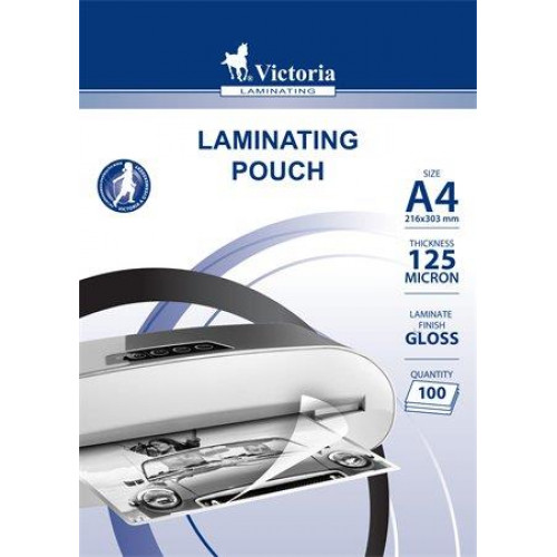 Victoria Meleglamináló fólia 125 mikron A4 fényes