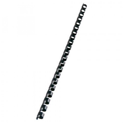 Victoria Spirál műanyag 12mm 56-80lap 100db/csom. fekete