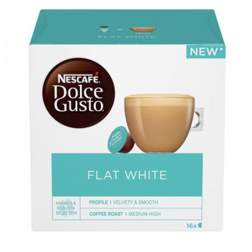 Kávékapszula 16db Dolce Gusto kompatibilis Nescafé Flat White