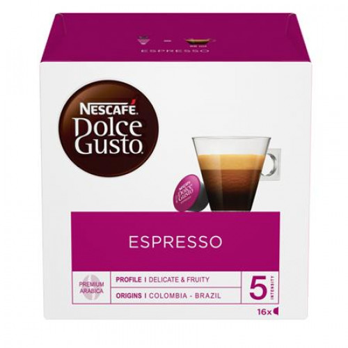 Kávékapszula 16x5,5g Dolce Gusto kompatibilis Nescafé Espresso