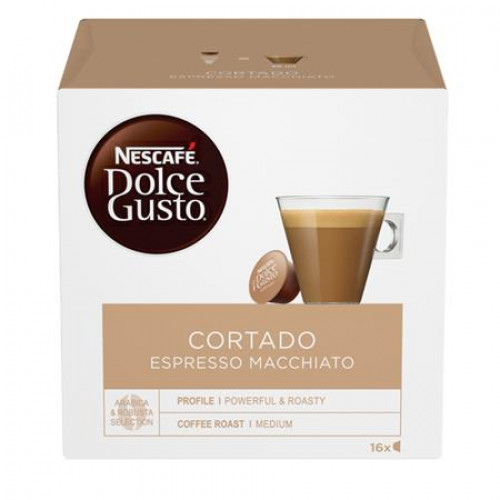 Kávékapszula 16db Dolce Gusto kompatibilis Nescafé Cortado Espresso Macchiato