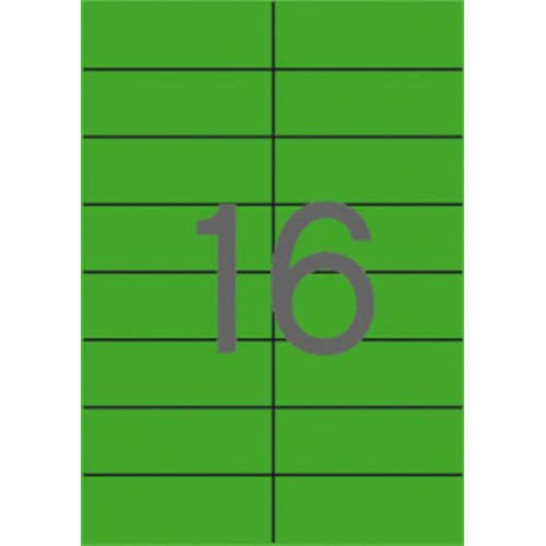 Apli Etikett 105x37mm színes zöld 320 etikett/csomag