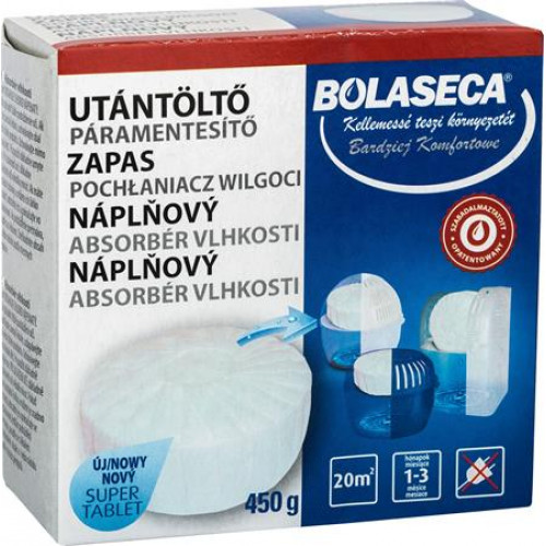 Bolaseca Páramentesítő utántöltő tabletta 450g neutrál
