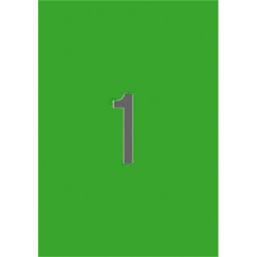 Apli Etikett 210x297mm színes zöld 20 etikett/csomag