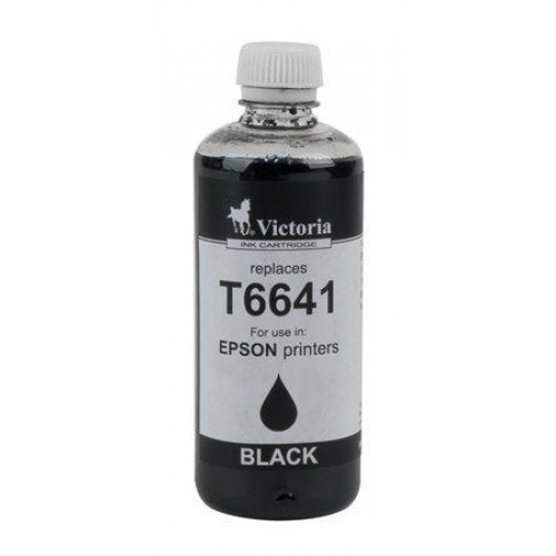 Victoria T66414 Tinta L100 200mfp nyomtatókhoz fekete 100ml