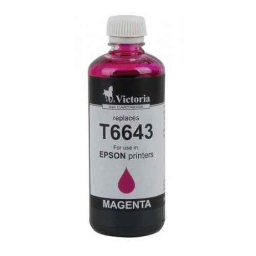 Victoria T66434 Tinta L100 200mfp nyomtatókhoz vörös 100ml