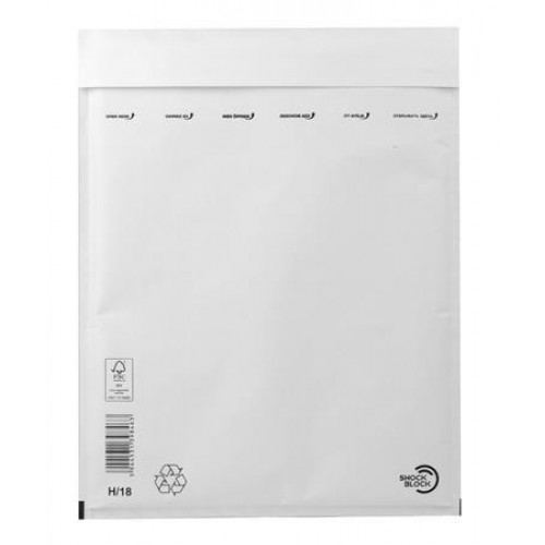 Légpárnás tasak W8 (H18) 270x360mm belméret fehér