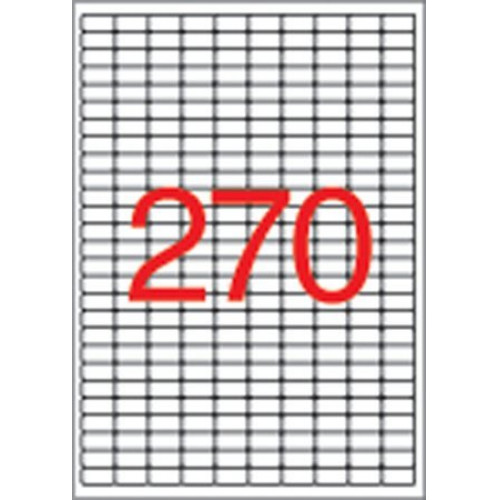 Apli Etikett 17,8x10mm eltávolítható kerekített sarkú 6750 etikett/csomag