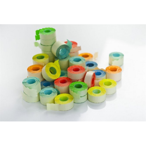 Árazószalag 25x16mm gyengített ragasztóval fehér