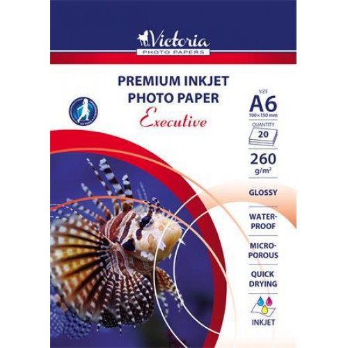 Victoria Fotópapír tintasugaras A6 260g magasfényű Executive
