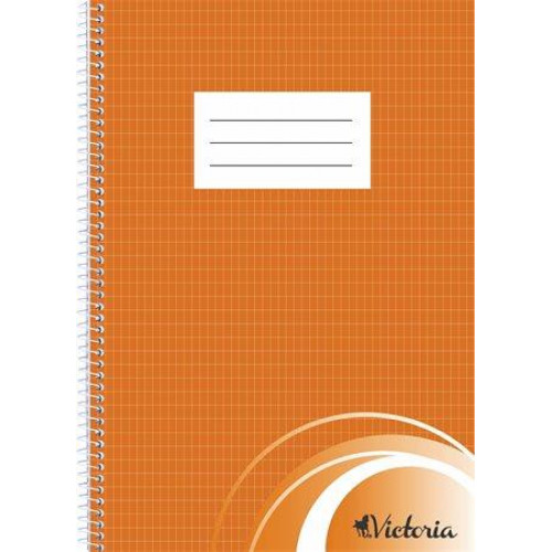 Victoria Spirálfüzet A4 francia kockás 70lap