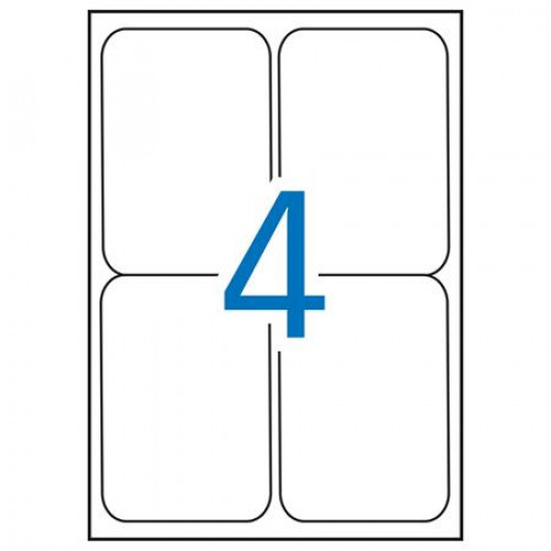 Apli Etikett 99,1x139mm kerekített sarkú 400 etikett/csomag