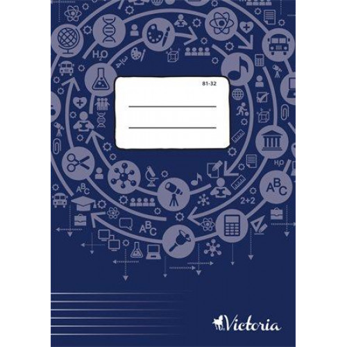 Victoria Füzet tűzött A4 vonalas 32lap 81-32