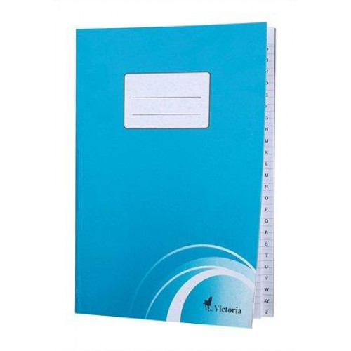 Victoria Füzet mutató A4 vonalas 80lap regiszteres puhafedeles