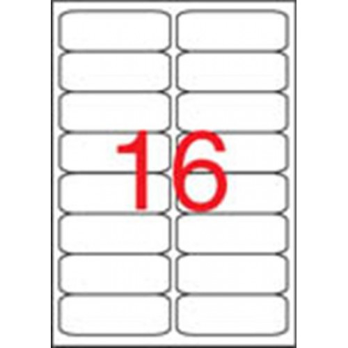 Apli Etikett 99,1x34mm kerekített sarkú 1600 etikett/csomag