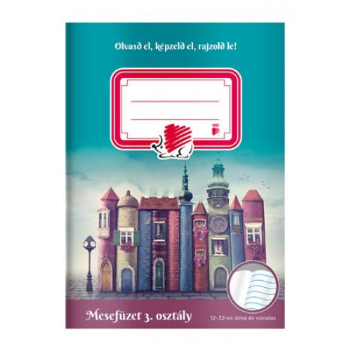 Ico Olvasónapló tűzött A5 32 lap 3. osztály Süni Mesefüzet