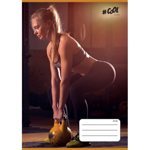 Cool By Victoria Füzet tűzött A5 vonalas 32 lap 4-8. osztály Fitness life 21-32