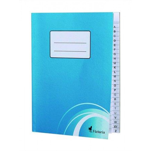 Victoria Füzet mutató A5 vonalas 80lap regiszteres puhafedeles