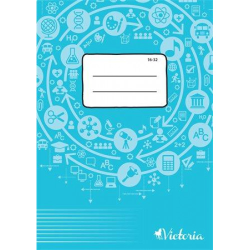 Victoria Füzet tűzött A5 vonalas 32lap 2. osztály 16-32