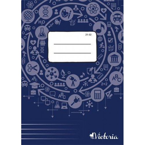 Victoria Füzet tűzött A5 vonalas 32lap 4-8. osztály 21-32