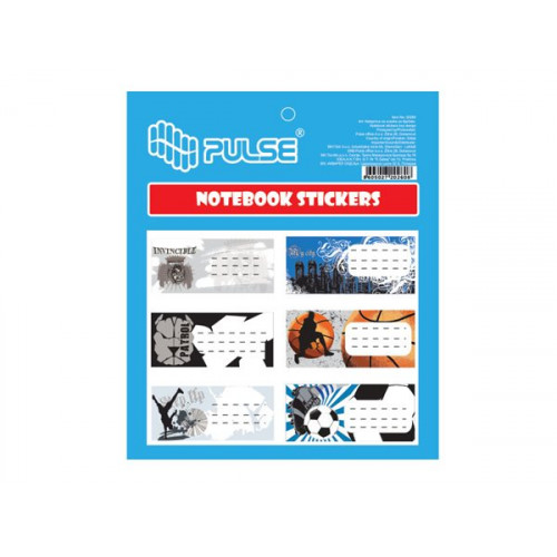 Pulse Füzetcímke 30db Boys