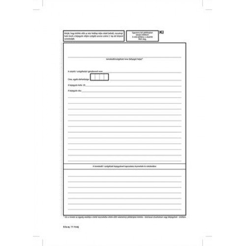 Victoria Vásárlók könyve 25x2 A4 B.11-1 10 tömb/csomag