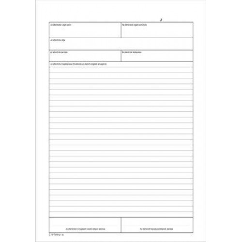 Victoria Ellenőrzési napló 25x3 A4 C.18-72