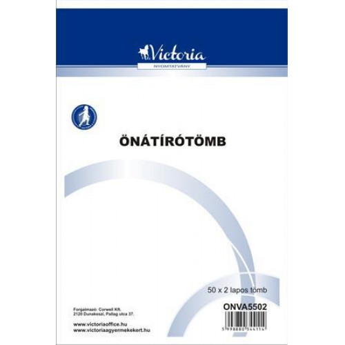 Victoria Önátírótömb A5 50x2lap