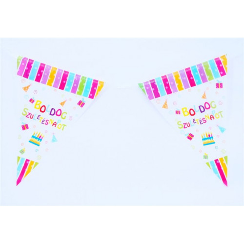 Zászló 360x29cm Boldog születésnapot