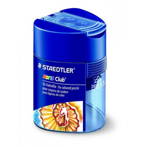 Staedtler Hegyező kétlyukú tartályos Noris 512 F kék