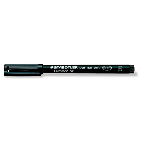 Staedtler Alkoholos marker OHP 1-2,5mm Lumocolor 314 B fekete