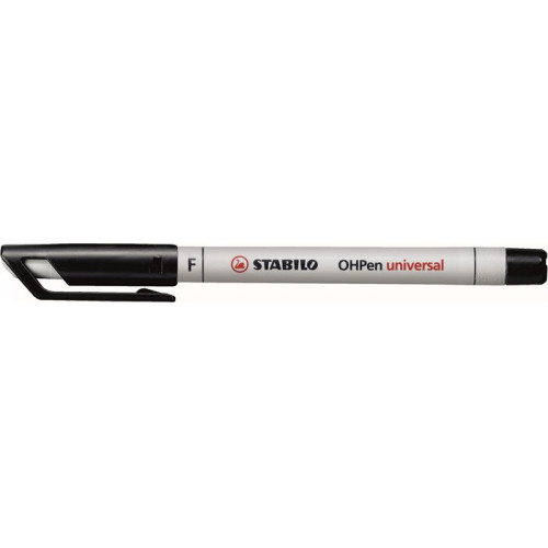 Stabilo Alkoholmentes marker OHP 0,7mm OHPen F fekete