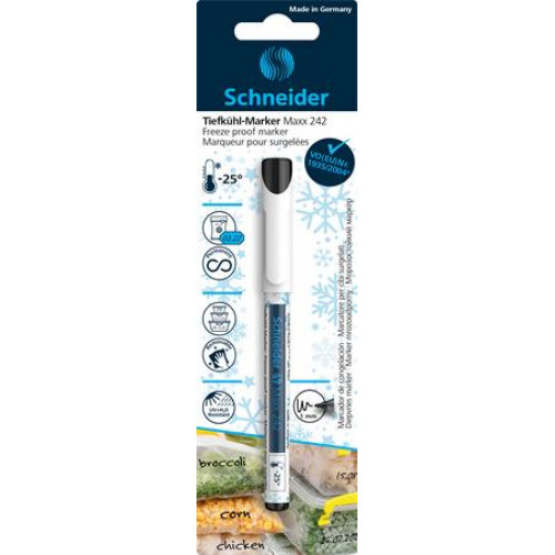 Schneider Fagyálló marker Maxx 242 fekete