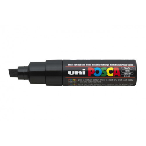 Uni Dekormarker 8mm Posca PC-8K fekete