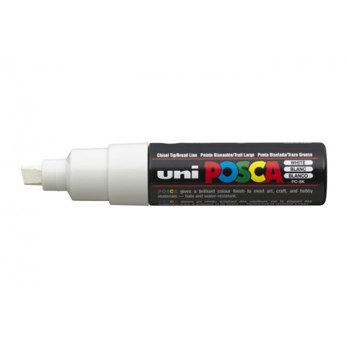 Uni Dekormarker 8mm Posca PC-8K fehér