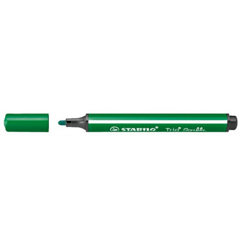 Stabilo Filctoll 1,5-2mm rugós hegy Trio Scribbi zöld