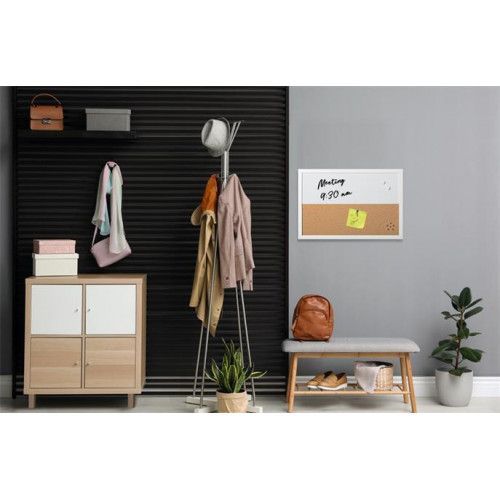 Victoria Kombi tábla mágneses parafa 60x40cm fehér keret Elements