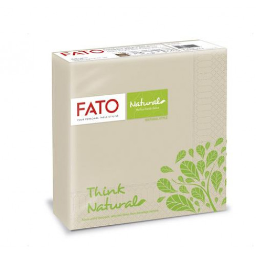 Fato Szalvéta 1/4 hajtogatott 33x33cm Natural Style havanna barna