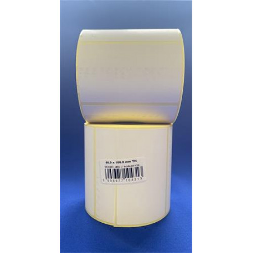 Etikett thermo 60x100mm 1000 etikett/tekercs fehér