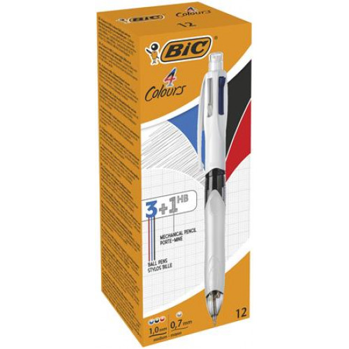 Bic Golyóstoll háromszínű nyomósirónnal egyben 4 Colours