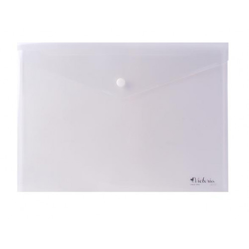 Victoria Office Irattartó tasak A4 PP patentos áttetsző