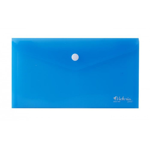 Victoria Office Irattartó tasak DL PP patentos kék