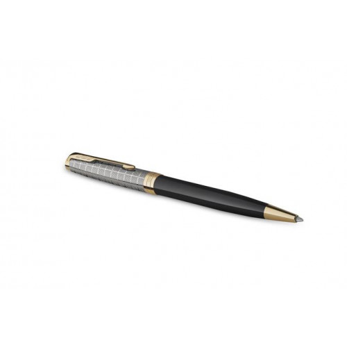 Parker Golyóstoll 1mm metál fekete tolltest arany klip Royal Sonnet Premium fekete