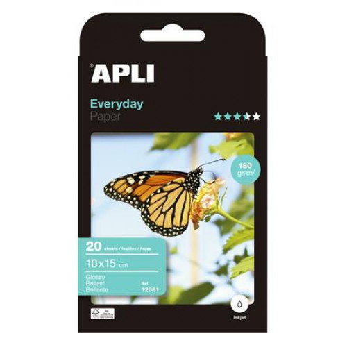 Apli Fotópapír tintasugaras 10x15cm 180g fényes Everyday
