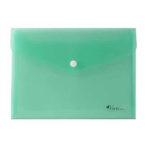 Victoria Office Irattartó tasak A5 PP patentos zöld
