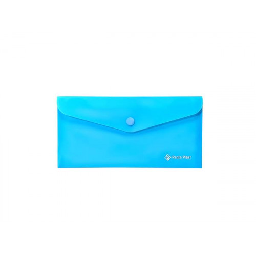 Panta Plast Irattartó tasak DL PP patentos neon kék