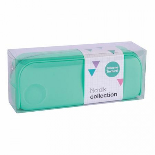 Apli Tolltartó cipzáras szilikon Nordik türkiz zöld